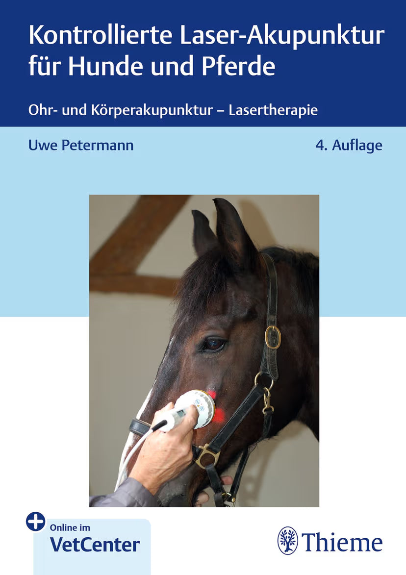 Kontrollierte Laser-Akupunktur für Hunde und Pferd