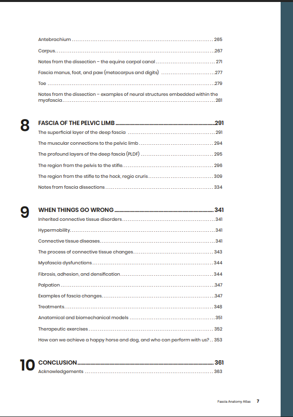 Atlas of the Equine and Canine Fascia System